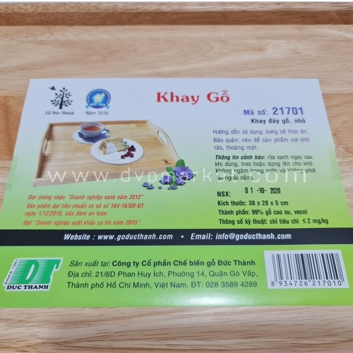 Khay đáy gỗ nhỏ ĐT