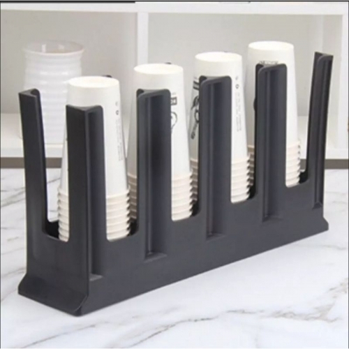 Giá để ly nhựa 4 ngăn - thẳng đứng