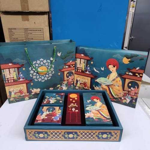 Set 05 bộ túi hộp TT  4B 150-250g Phụng Nương Trà 2024