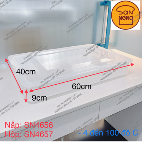 Sanneng SN4657 - Hộp nhựa đựng bánh (không nắp)