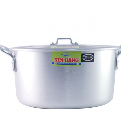 Nồi Kim Hằng Quai Tròn Si Bóng 20Cm