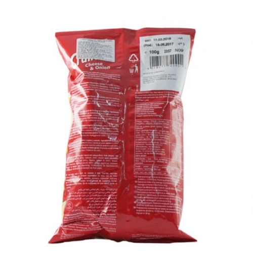 Lorenz Crunchips4Lorenz Crunchips Cheese & Onion 100G
