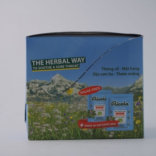 kẹo thảo mộc alpin fresh hiệu Ricola 45g