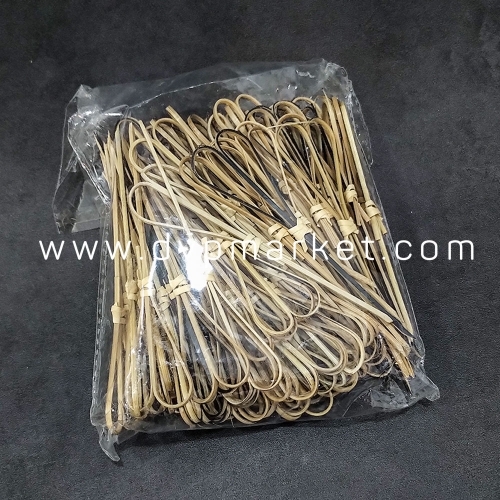 Cây ghim tre décor đuôi tim 12cm (100 cái)