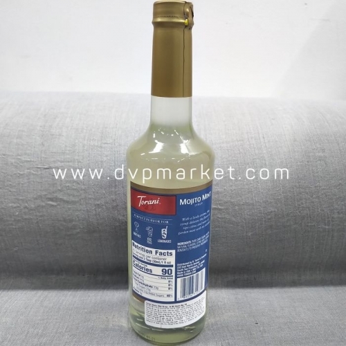 Syrup Torani Mojito Mint 750Ml - Bạc hà trắng