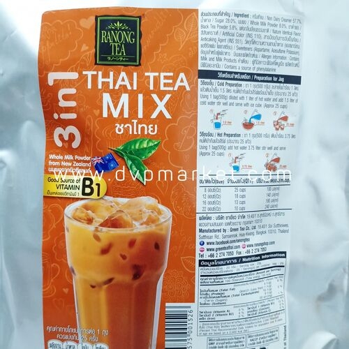Bột Trà Sữa Thái Đỏ Ranong 500G