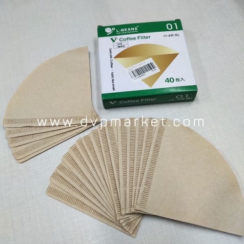 Giấy lọc cafe V01 L-Beans (40 tấm/hộp)