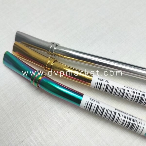 Muỗng khuấy có ống hút lỗ lọc 304 nhiều màu