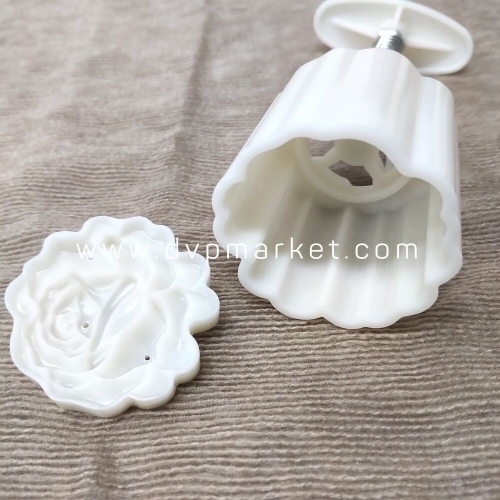 Khuôn nhấn TT lò xo 50g-70g 1 mặt hoa hồng 2019