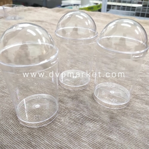 Ly nhựa mousse tròn WH17 (10c kèm nắp)