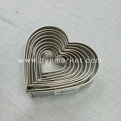 Khuôn Mousse Tim 3x7cm (INOX 304)