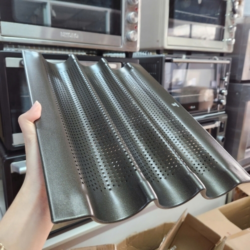 Sanneng SN1597 - Khay nhôm làm bánh mì Baguette