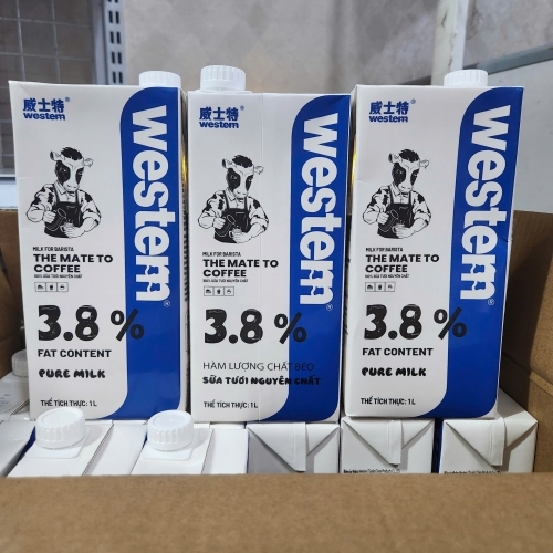 Sữa tươi Western 3.8 % 1L