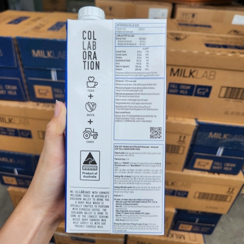 Sữa tươi nguyên kem MilkLab 1L