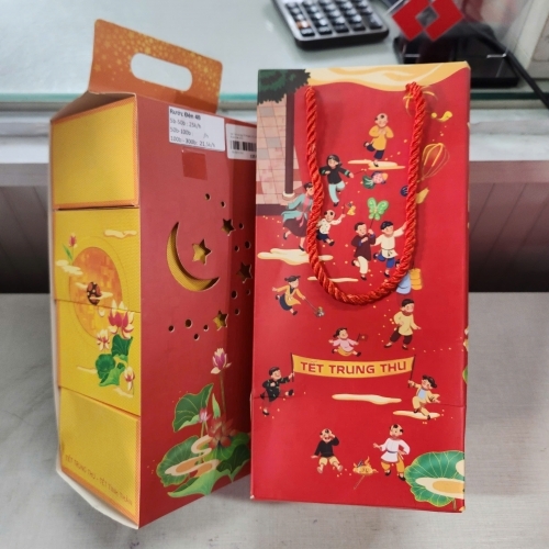 Set 5 bộ túi hộp TT 4 bánh 150-250g Rước Đèn 2022