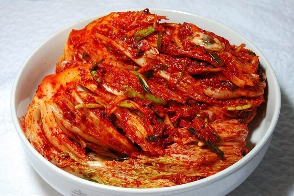 Kimchi cải thảo là loại kimchi được ưa chuộng nhất 