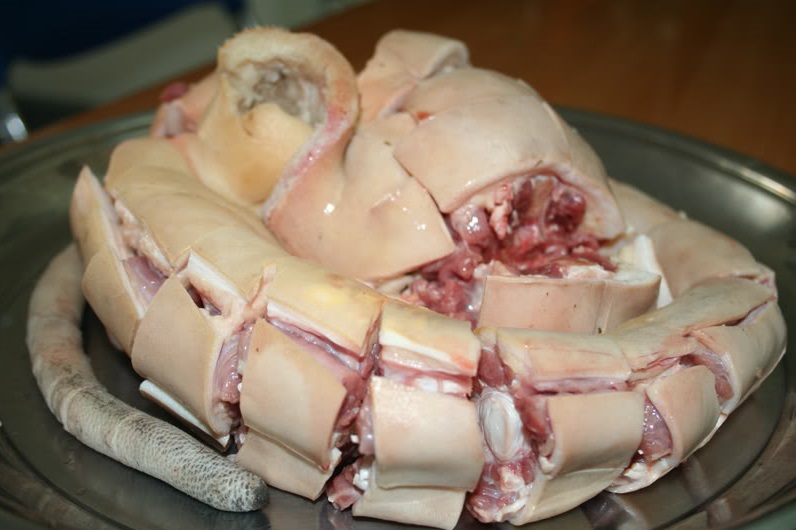 Đuôi bò đã qua sơ chế 