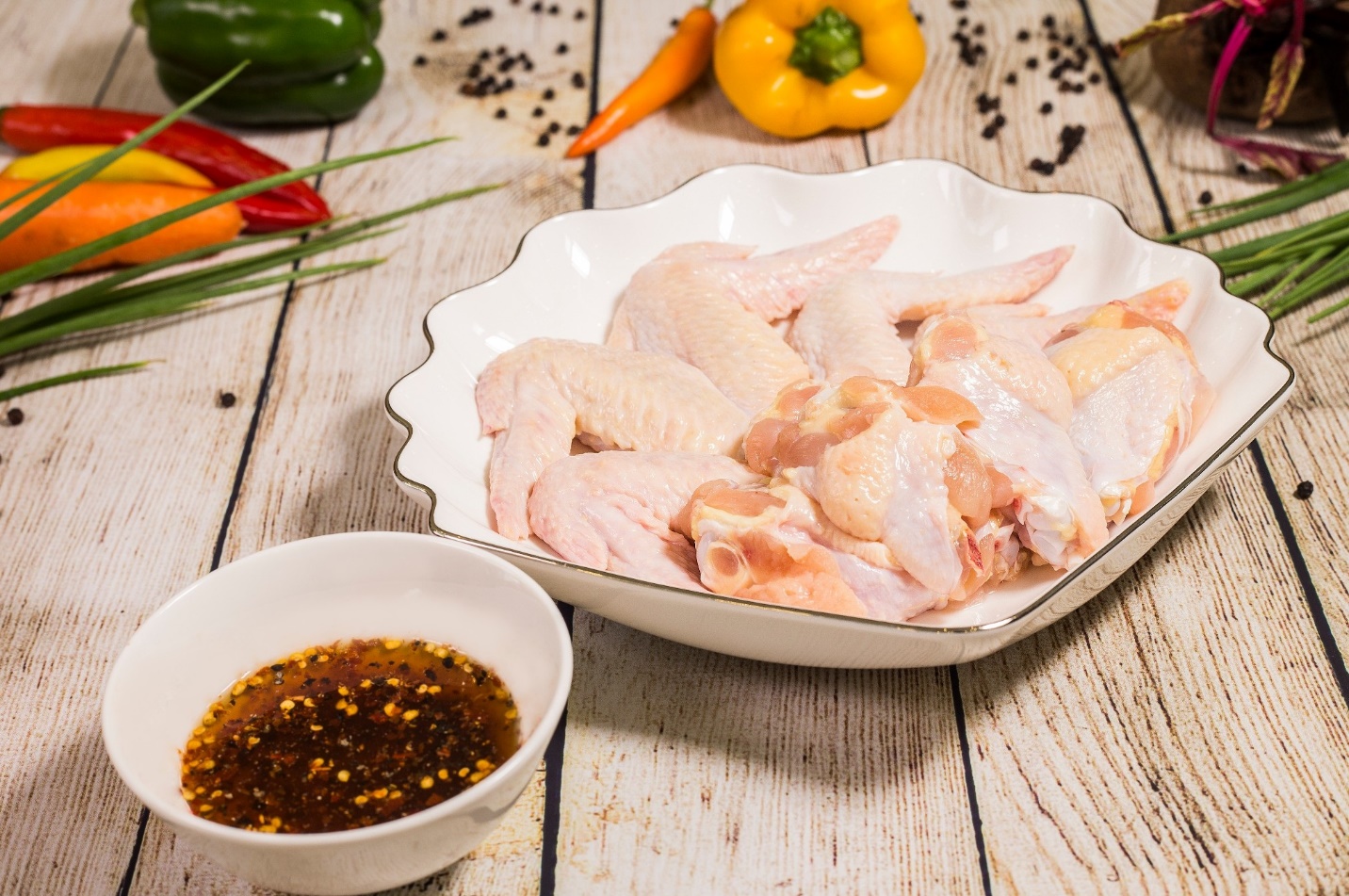 Cánh gà được chọn phải sạch