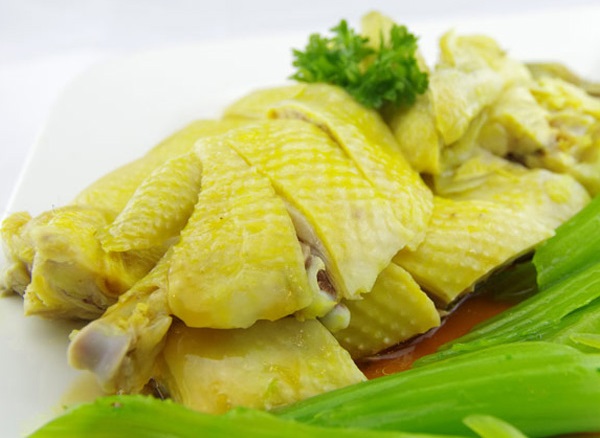 Gà hấp cải thìa béo ngậy thơm ngon