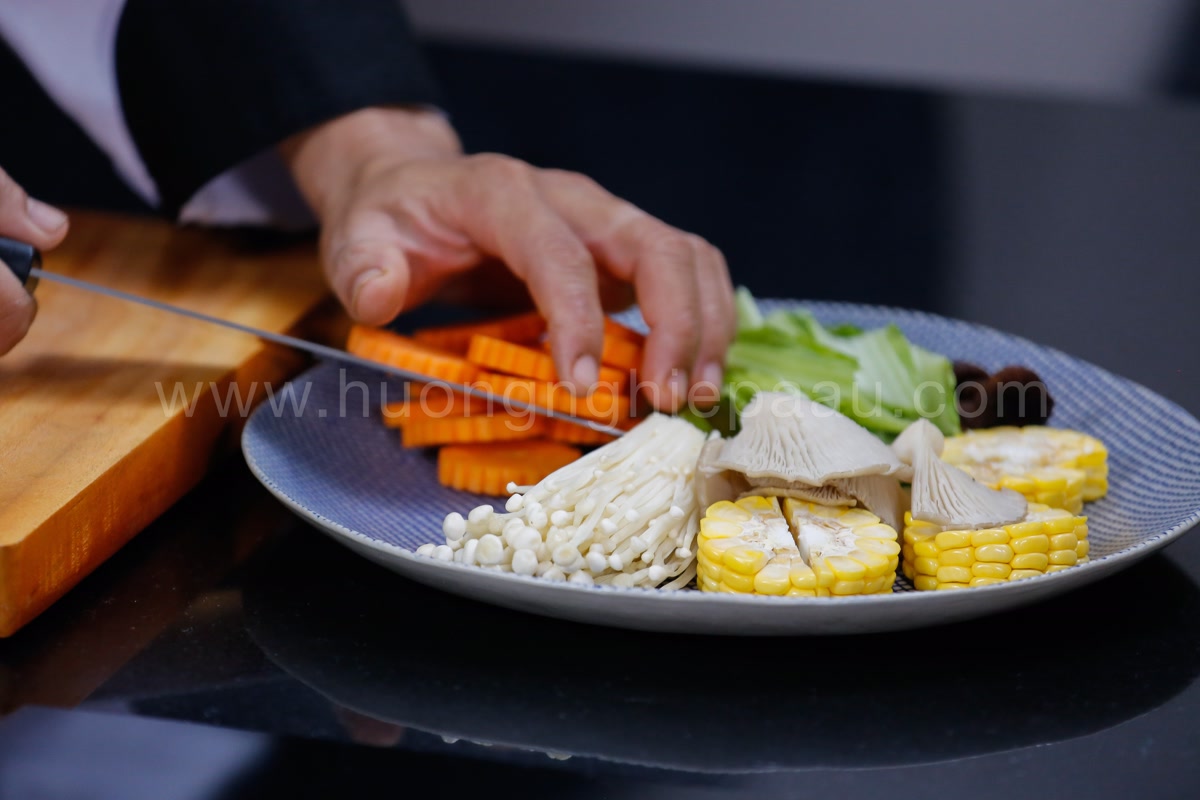 Sơ chế các loại rau củ