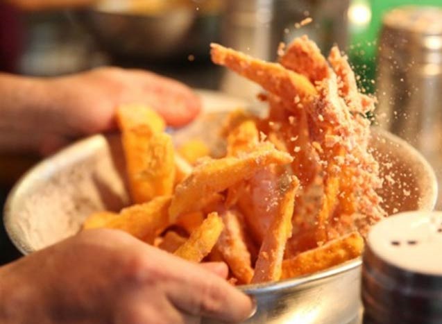 Bột phô mai bám đều